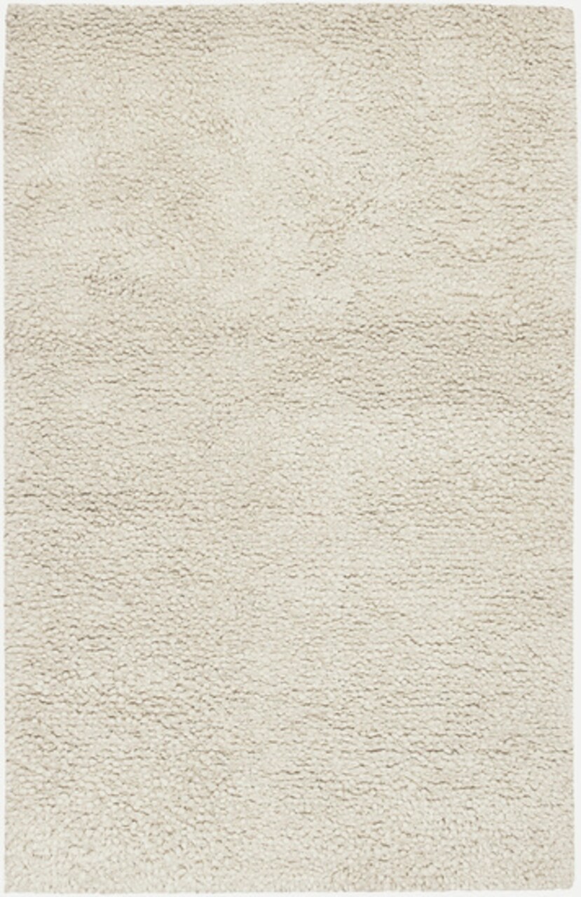 Tiwari Home 1.5' x 1.5' Tonos Tierra Ash Gray New Zealand Wool Area Throw Rug Corner Sample